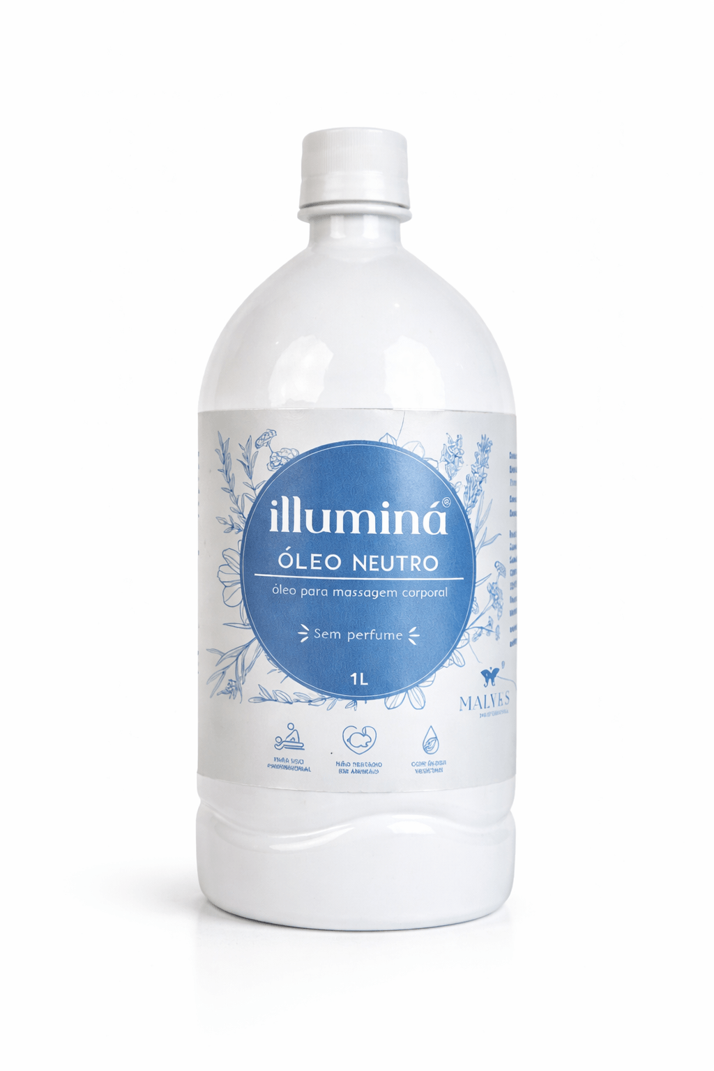 Óleo para Massagem Neutro Illuminá 1L
