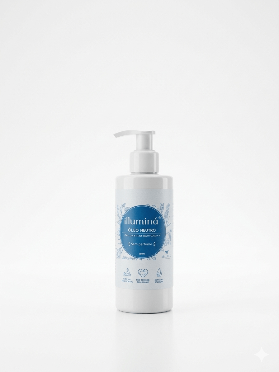 Óleo para Massagem Neutro Illuminá 200ML