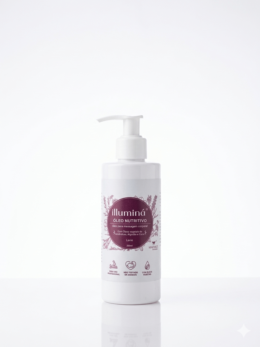 Óleo para Massagem Nutritivo Illuminá 200ML Lavie