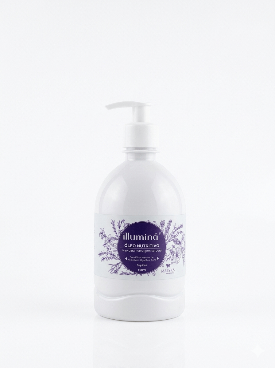 Óleo para Massagem Nutritivo Illuminá 500ML Orquídea