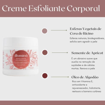 Creme Esfoliante Corporal Illuminá 500g