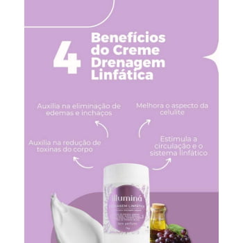 Creme para Drenagem Linfática Illuminá 1Kg