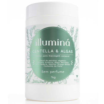 Creme para Massagem Centella e Algas Illuminá 1Kg