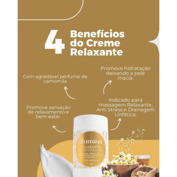 Creme para Massagem Relaxante Illuminá 1Kg