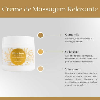 Creme para Massagem Relaxante Illuminá 500g