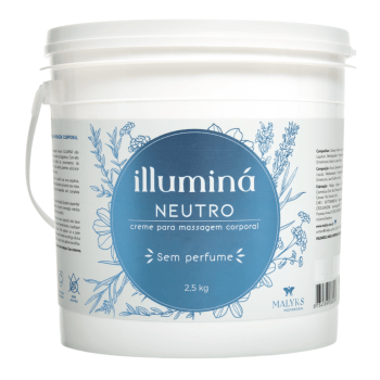 Creme para Massagem Neutro Illuminá 2,5kg