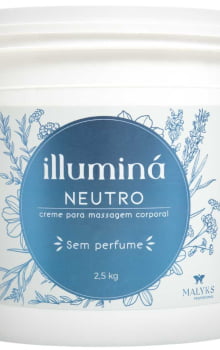Creme para Massagem Neutro Illuminá 2,5kg