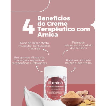 CREME PARA MASSAGEM TERAPÊUTICO COM ARNICA 120G