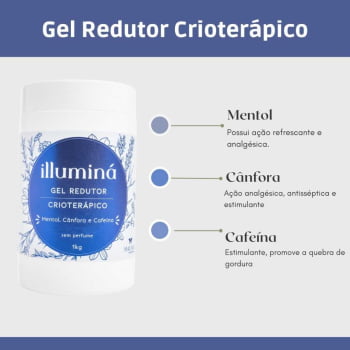 Gel Redutor Crioterápico 1Kg 