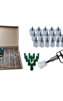 KIT VENTOSAS CAIXA MDF - 18 PECAS
